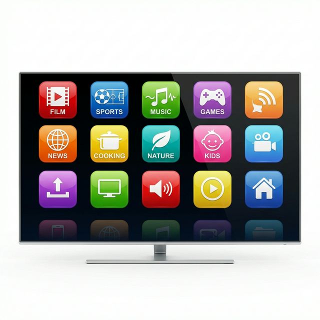 Smart TV con Apps de Streaming
